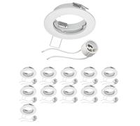 12x cornice da incasso a soffitto FERE rotonda bianco opaco