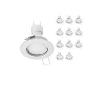 12x cornice da incasso a soffitto FERE rotonda bianco opaco