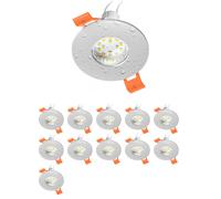 12x cornice per l'installazione a soffitto del bagno ERID antiumidità IP44