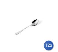 12x Cucchiaini Hotel Moka In Acciaio Inox, Argento