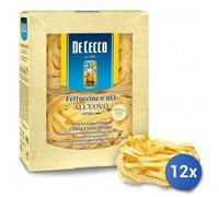 12x De Cecco Uovo Fettuccine Gr 250