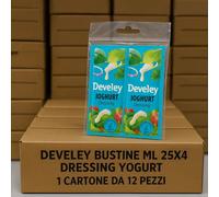 12x Develey Dressing Yogurt 4x25ml - Bustine Monodose per Insalate e Piatti