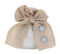 12X DUE STELLE Sacchetto portaconfetti piatto CELESTE 8x10 cm BOMBONIERA 1F1U