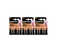 12X Duracell AA Plus Alcalina (3 Blister Da 4 Batterie) 12 Pile Stilo