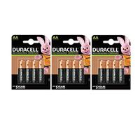 12X Duracell AA Ricaricabile 2500 mAh (3 Blister Da 4 Batterie) 12 Pile Stilo Ricaricabili