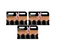 12X Duracell C Plus LR14/MN1400 Alcaline (3 Blister da 4 Batterie) 12 Pile