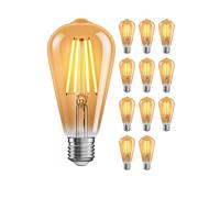 12x E27 Lampadina LED ST64 bianco extra caldo (2500 K) 7,2 W 814lm [EEK: E]