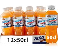 12x Energade Zero 500ml Arancia Bevanda Sport Reintegrante Zero Zuccheri Sali