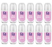 12x Fa Get Spiritual Deodorante Antitraspirante Roll On Profumo Floreale Leni...