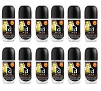 12x FA MEN SPORT ENERGY BOOST DEODORANTE ANTITRASPIRANTE ROLL ON ENERGIZING V...