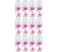 12x FA PINK PASSION PINK ROSE PROFENT DEODORANTE ANTITRASPIRANTE ROLL ON DA D...
