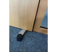 12X Fermaporta A Forma Di Cuneo Con Funzione Allarme A Batteria Antifurto