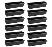 12x Fioriera Plastica Europallet Aiuola Alta Fioriera Gamma Vaso da Fiori