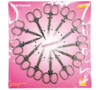 12X FORBICI MANICURE PEDICURE PELLICINE CUTICOLE MANI DITA MADE IN ITALY