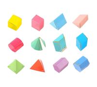 12x Forme Geometriche Carta Matematica Precoce Set Manipolativo E Geometria Per
