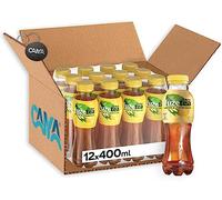 12X Fuzetea Té Nero al Gusto Limone con una Nota di Lemongrass Bottiglia Pet 400ml- Drink Summer 2023 [CAIYA® BOX da 12 Confezioni]