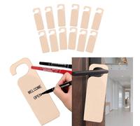 12x ganci per pomelli per porte in legno non finiti fai da te placca di