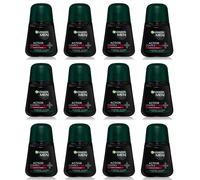 12x Garnier Men Mineral Action Control 96h Deodorante Antitraspirante Roll On...