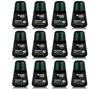 12x Garnier Men Mineral Magnesium Ultra Dry Deodorante Antitraspirante Roll O...