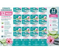 12x Geomar Maschera Viso Idratante Anti Stress Con Aloe Vera (12 x 15 ml)