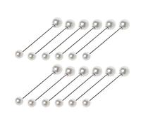 12x Hijab Sciarpa Pin Spilla Perla Clip Hijab Perla Clip Per Le Donne Della Sciarpa Spille Della Decorazione Del Foulard Spille Per Zaini Anime, Misura unica, come descritto