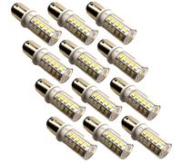 12X HQRP BA15D 32-SMD 5050 1076 1142 68 90 Lampadine LED Marine Per Barche 12V