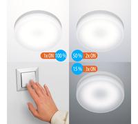 12x lampadine LED GX53 bianco (4100 K) 6,5 W 550lm 3-step dimmer opaco [EEK: G]