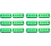 #12X Luce LED Verde Flush 24V Per Camion Chassis Ribaltabile Autobus Rimorchio