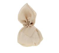 12X LUSSO BAG Sacchetto portaconfetti BEIGE in organza 14 cm BOMBONIERA 1CPU