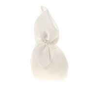 12X LUSSO BAG Sacchetto portaconfetti BIANCO in organza 14 cm BOMBONIERA 1CPS