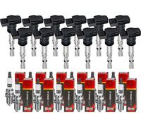 12x Magneti Marelli Bobina + Champion Candela per BMW X5 E70 4.8i Xdrive