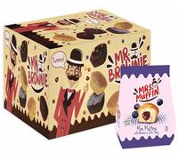 12X Mrs. Muffin Blueberry Mirtillo Mini Muffins con Ripieno di Marmellata di Mirtilli 200g