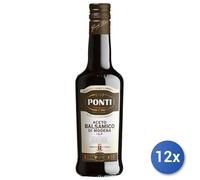 12x Multipack Aceto Ponti 500Ml Balsamico Vetro