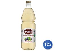 12x Multipack Aceto Ponti Pet Lt 1 Bianco Classico