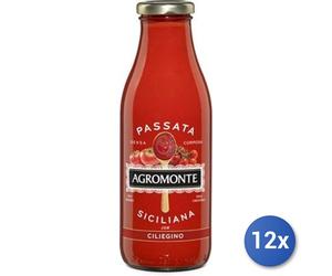 12x Multipack Agromonte Passata Ciliegino Gr 520 Sicilia