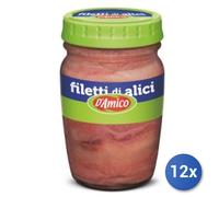 12x Multipack Alici D'Amico Filetti Gr 80