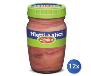 12x Multipack Alici D'Amico Filetti Gr 80