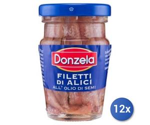 12x Multipack Alici Donzela Filetti Gr 85 Vaso
