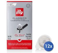 12x Multipack Caffe Illy 18 Cialde Espresso Gr125