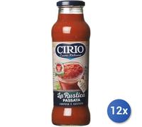 12x Multipack Cirio Passata Rustica Gr 680