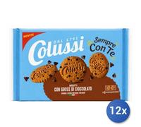 12x Multipack Colussi Biscotti Frollini gocce di cioccolato gr. 288