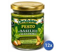 12x Multipack Contorno Pesto basilico e mandorle gr. 180