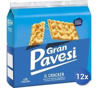 12x Multipack Crackers Gran Pavesi Non Salati Azzur Gr 560