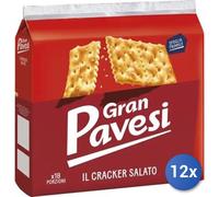 12x Multipack Crackers Gran Pavesi Salati Rossi Gr 560
