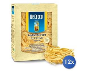 12x Multipack De Cecco Uovo Tagliatelle Gr 250