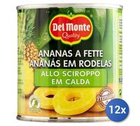 12x Multipack Del Monte Ananas Sciroppato Gr 435