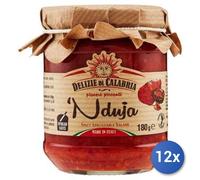 12x Multipack Delizie Calabria Nduja In Olio Girasole Gr180