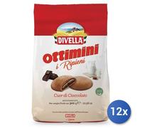 12x Multipack Divella Biscotti Ottimini Ripieni Cioccolataol. Gr300