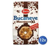 12x Multipack Doria Biscotti Bucaneve Sacco Maxi Gocce Gr 300