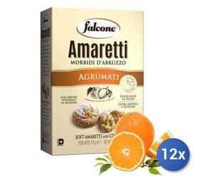 12x Multipack Falcone Amaretti Morbidi Agrumi Gr 170
